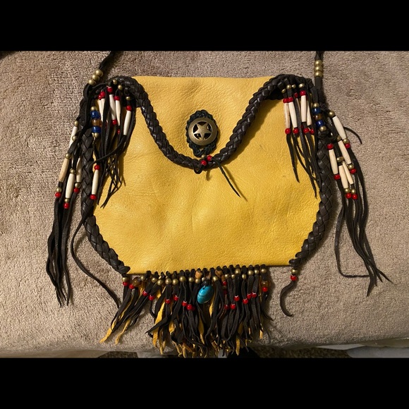 All leather crossbody purse/bag - Picture 2 of 3